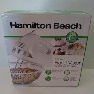 Hamilton Beach 6-Speed Hand Mixer 62629 in White